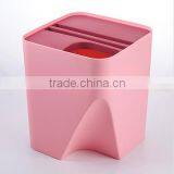 Wholesale Stock Small Order Coverable Classifying Garbage Can thumbnail-3
