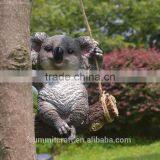Resin Vivid Details Swing Koala Statue Garden Decor thumbnail-2