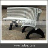Arlau Cheap Modern Outdoor Furniture,Big Metal Outdoor Bench Furniture,Black Wrought Iron Benches thumbnail-1