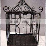 Vintage Bird Cage Shaped Supplies Mini Metal Candle Lantern thumbnail-1