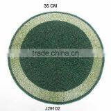 Light Green Border Glass Bead Place Mats With Patterns Available in More Colours and Patterns thumbnail-1