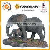 14 Inch Home Decoration Souvenir Brass Imitating Elephant Animal Statue thumbnail-2