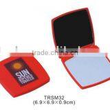 Plastic Custom Logo Pocket Compact Mirror/square Cosmetic Mirror thumbnail-1