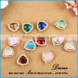 Decorative DIY Glass Stone Jewelry Facted Colored Glass Cut Stones thumbnail-1