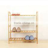 Cheap Natural Folding Wood Shoe Rack for Wholesale thumbnail-1