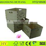 Custom Laser Engraving KD Flat Pack Wooden Storage Box thumbnail-1