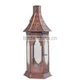 brass plated moroccan designer lantern