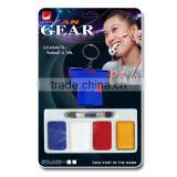 2016 Euro Cup Fans Jersey Shape LED Keychain and Color Face Paint/ Football Fans Key Ring With Light thumbnail-1