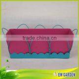 Factory Outlet Beautiful Handicraft Metal Flower Pots With Pedestal thumbnail-4