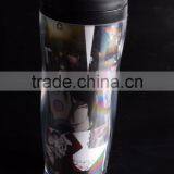 Cartoon Plastic Travel Coffee/Tea Mug 12oz Insulated Thermo Mug thumbnail-6