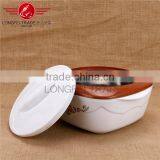 High Quality 3PCS Stainless Steel Inner Plastic Insulated Food Warmer thumbnail-3