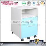 Portable Mobile File Cabinet Baby Wardrobe Bedside Table With Wheels thumbnail-3