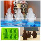 2017 FDA 8 Cavities Silicone Robot Ice Moulds thumbnail-3
