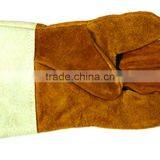 Berrylion Tools Cow Split Softtextile Short Leather Gloves