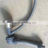 Factory Price Kitchen Vegetable Washing Basin One Way Drainage Tube Plastic Pipe thumbnail-2