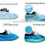 Disposable Plastic Nonwoven Safety Overshoes , Antislip Protective Shoe Cove thumbnail-3