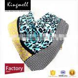 Colorful Digital Printed Silk Scarf for Ladies in Spring and Summer thumbnail-2