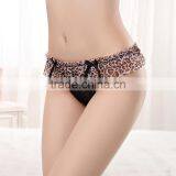 Very Sexy Lepoard Printed T-back Lace G-string Thongs For Women thumbnail-2