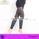 P0561 Yiwu Fenghui sexy striped leggings ladies snagging resistance leggings with strip