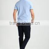 MGOO Excellent Cotton Spandex Polo Shirt Three Buttons Plain Dry Fit Golf Polo Shirts For Men thumbnail-2