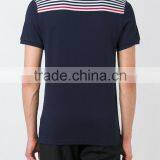 China Wholesale Midnight Blue Cotton Striped Polo Shirts Wholesale China thumbnail-4