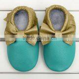 Plain Crown High Quality Baby Soft Leather Shoes Lovely Fashion Baby Moccasins thumbnail-2