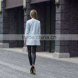 New Fashion Suede Jacket Long Coat for Ladies Women's Long Washed Elegant Coat thumbnail-3