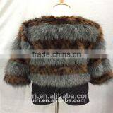2016 Autumn Winter New Design Woman Fox Fur Jackets Ladies Fake Fur Coat Casual Winter Jackets thumbnail-1