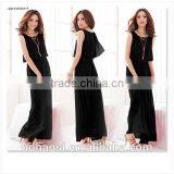 Hot Sale Summer Women Bohemian Beach Dress, Women Chiffon Silk Maxi Dress ,sleeveless Plus Size Dress thumbnail-5