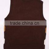 Diamond Sleeveless Sweater Knitting Pattern For Men thumbnail-2