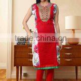 Red Latest Kurti Designs for Girls for Stitching 2015 thumbnail-2