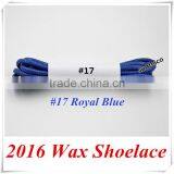 Royal Blue Custom Wax Boot Shoelaces~2.5mm Round Wax Shoelaces~Dress Waxed Laces~Assorted Sizes and Colors~Men's Waxed Shoelaces thumbnail-1