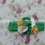 2016 Newest and Fashion Elastic Hair Band,three Flower Shape Headband,bright Colorful Hair Band With Elastic thumbnail-6
