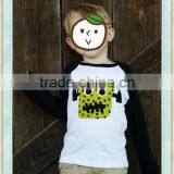 Baby Boy Tshirt Printing Machine White Dinosau Embroidery Long Slevees Top Hip Hop Tshirt thumbnail-2