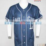 Cheap Custom School College Team Baseball Jerseys Sublimation Full Button Baseball Jersey Wholesale thumbnail-2
