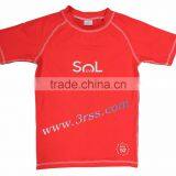 Flat Lock Stitching KIDS Rash Tee Shirts With UPF50+ thumbnail-1