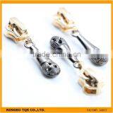 High Quality Water Type Golden Silver Metal Zipper Puller thumbnail-1