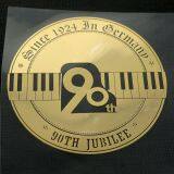 3M Glue Waterproof Glossy Metal Nickel Sticker thumbnail-1