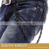 Black Color Punk Style Pants Chain thumbnail-1