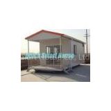 White Flat Pack Container House , Sandwich Panel Cargo Container Homes