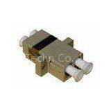 LC Duplex Fiber Optic Adaptor , LC-LC MM Fiber Optic Adapter With Stable Capability thumbnail-1