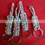 Colorful Parachute Cord Handmade Keyring