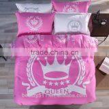 Hotel Textile Cotton Sheet Italian Sateen Color Block Bedding Sheet Sets thumbnail-5