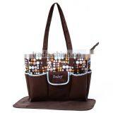 Polka Dot High Quality Shoulder Baby Mummy Bag thumbnail-3