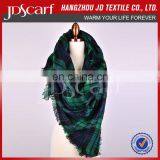 Wholesale Checked factory plaid tartan blanket scarf shawl