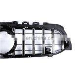 Серебристый передний бампер, решетка радиатора, сетка капота из ABS для Mercedes Benz класса A W177 с 2018 года thumbnail-6