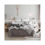 Decorative warm knitted chenille 4pc bedding set