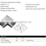 Stainless Steel Rail Fitting 90 Degree Elbow Slot Tube Connector thumbnail-6