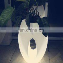 Waterproof Led Illuminate Glowing Flower Pot /outdoor Plastic Flower Vase thumbnail-3