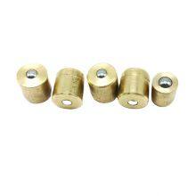 Brass Button Grease Cup 8x8mm Ball Oiler Suitable for Lubrication System thumbnail-2